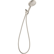 Hansgrohe Raindance Select S 1.75 GPM Multi Function Hand Shower Package - Includes Hose and Handshower Holder Brushed Nickel