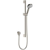 Hansgrohe Vernis Blend 1.75 GPM Multi Function Hand Shower Set with Slidebar, Wall Elbow and Hose Brushed Nickel