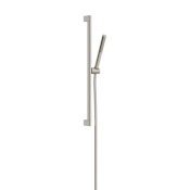 Hansgrohe Pulsify S 2.5 GPM Single Function Hand Shower Package - Includes Slide Bar and Hose Brushed Nickel