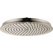 Hansgrohe Raindance Classic 1.75 (GPM) Single Function Round Rain Shower Head - Limited Lifetime Warranty Brushed Nickel