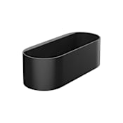 Hansgrohe WallStoris 10" Wide Storage Basket Deep with EasyClick Technology Matte Black