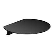 Hansgrohe WallStoris 8" Shelf with EasyClick Technology Matte Black