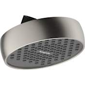 Hansgrohe Activera S Modern 2.5 GPM Single Function Rain Shower Head Brushed Nickel