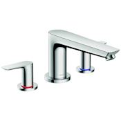 Hansgrohe Talis E Deck Mounted Roman Tub Filler Trim with Metal Lever Handles Chrome