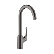 Hansgrohe Allegro N 1.75 GPM Single Hole Bar Faucet with Quick Clean Brushed Black Chrome