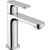 Hansgrohe Rebris S 1.2 GPM Single Hole Bathroom Faucet with Pop-Up Drain Assembly Chrome