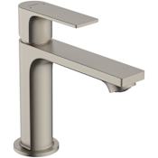 Hansgrohe Rebris E 1.2 GPM Single Hole Bathroom Faucet with Pop-Up Drain Assembly Brushed Nickel