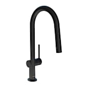 Hansgrohe Talis N 1.75 GPM Single Hole Pull Down Kitchen Faucet - A Style Spout Matte Black