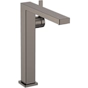 Hansgrohe Tecturis E 1.2 GPM Single Hole Bathroom Faucet - Less Drain Assembly Brushed Black Chrome