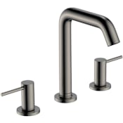 Hansgrohe Tecturis S 1.2 GPM Widespread Bathroom Faucet - Less Drain Assembly Brushed Black Chrome