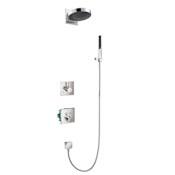 Hansgrohe Rainfinity 2.5 GPM Thermostatic Shower System with ShowerSelect Trim Chrome