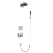 Hansgrohe Rainfinity 1.75 GPM Thermostatic Shower System with ShowerSelect Trim Brushed Nickel