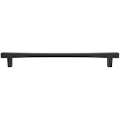 Hapny Home Diamond 8" Center to Center Modern Solid Brass Square Hourglass Luxury Cabinet Bar Handle / Drawer Bar Pull Matte Black
