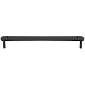 Hapny Home Horizon 12" Center to Center Modern Solid Brass Appliance Pull / Handle with Cut Outs Matte Black