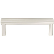 Hapny Home Sunburst 4" Center to Center Solid Brass Designer Luxury Textured Cabinet Handle / Drawer Pull Polished Nickel