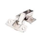Hardware Resources 22855 Series 1/2 Inch Overlay Adjustable Concealed Euro Hinge with 125 Degree Opening Anglefor Face Frame Cabinets - Single Hinge Chrome