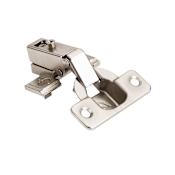 Hardware Resources 22855 Series - 125 Degree 1/2" Overlay Cam Adjustable Self Close Cabinet Face Frame Hinge without Dowels - Single Chrome