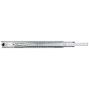 Hardware Resources 300FU Series 12 Inch Full Extension Side Mount Ball Bearing Drawer Slide with 150 Lbs. Weight Capacity - Pair Zinc