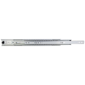 Hardware Resources 300FU Series 20 Inch Full Extension Side Mount Ball Bearing Drawer Slide with 150 Lbs. Weight Capacity - Pair Zinc