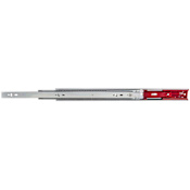 Hardware Resources 303-300 Series 20 Inch Heavy Duty Full Extension Side Mount Ball Bearing Drawer Slides with 100 Pound Weight Capacity and Soft-Close - Pair Zinc