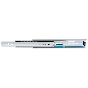 Hardware Resources 303 Series 18 Inch Full Extension Side Mount Ball Bearing Drawer Slide with 100 Lbs. Weight Capacity - Pair Zinc