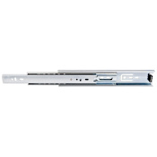 Hardware Resources 303FU Series 18 Inch Full Extension Side Mount Ball Bearing Drawer Slide with 100 Lbs. Weight Capacity - Pair Zinc