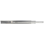 Hardware Resources 303FUSFT Series 12 Inch Full Extension Side Mount Ball Bearing Drawer Slide with 100 Lbs. Weight Capacity - Pair Zinc