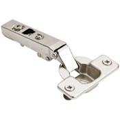 Hardware Resources 500 Series Full Overlay Concealed European Cabinet Door Hinge with 90 Degree Opening Angle and Self-Close Function - Single Hinge Polished Nickel