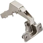 Hardware Resources 500 Series Full Overlay Concealed European Cabinet Door Hinge with 105 Degree Opening Angle and Self-Close Function - Single Hinge Polished Nickel