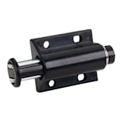 Hardware Resources Screw On Magnetic Cabinet Door Touch Latch - Single Black