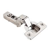 Hardware Resources 725 Series Full Inset Adjustable Concealed Euro Hinge with 110 Degree Opening Angle - Single Hinge Polished Nickel