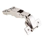 Hardware Resources 725 Series Full Overlay Adjustable Concealed Euro Hinge with 165 Degree Opening Angle and Soft Close - Single Hinge Polished Nickel