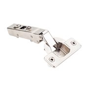 Hardware Resources 725 Series Full Overlay Adjustable Concealed Euro Hinge with 125 Degree Opening Angle and Self Close - Single Hinge Polished Nickel
