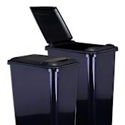 Hardware Resources 35 Quart Waste Bin Trash Can Lid - Lid Only Black