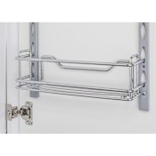 Hardware Resources 3 Inch Deep Spice Rack Tray for Hardware Resources Door Mounted Spice Rack Systems Chrome