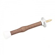 Hardware Resources 3" Spring Style Door Stop / Door Bumper with Rubber Tip Brushed Oil Rubbed Bronze