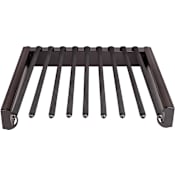 Hardware Resources Closet System 18" Pant Rack for up to 9 Pairs of Pants Dark Bronze