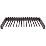 Hardware Resources 30" Wide 16 Hook Pull Out Pants Hanger Rack with Full Extension Slides for Closets Dark Bronze