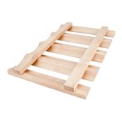 Hardware Resources 18 Inch Wide Under Cabinet Mount Stemware Holder Hard Maple