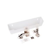 Hardware Resources 11-3/4 Inch Wide 1-9/16 Inch Deep Plastic Shallow Sink Tip Out Tray Pack (Set of 2) White
