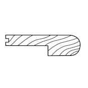 Hartco Utmost 78" x 3" Engineered Hardwood Nail Down Hardwood Flooring Stair Nose - Sold by Piece (6.5 LF/Piece) Burnt Cinnamon