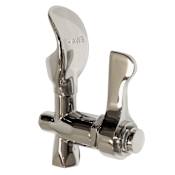 Haws Pipe Mounted Polished Chrome Bubbler with Self-Closing Lever Handle Polished Chrome