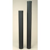 Heat-Fab 6" x 38" - 70" Telescoping Pipe Length Black