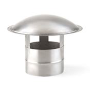 Heat-Fab 6" Saf-T Liner 316 Rain Cap Stainless Steel