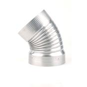 Heat-Fab 6" Saf-T Liner 316 45° Elbow Stainless Steel