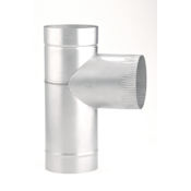 Heat-Fab 6" Saf-T Vent Seal Tee Cover Stainless Steel