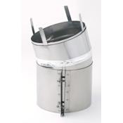 Heat-Fab 20" Saf-T Vent CI+ 15° Elbow Stainless Steel