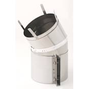 Heat-Fab 28" Saf-T Vent CI+ 30° Elbow Stainless Steel