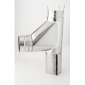 Heat-Fab 24" Saf-T Vent CI+ 16 Tap Boot Tee Stainless Steel