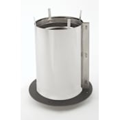 Heat-Fab 14" Saf-T Vent CI+ Ventilated Termination Collar Stainless Steel